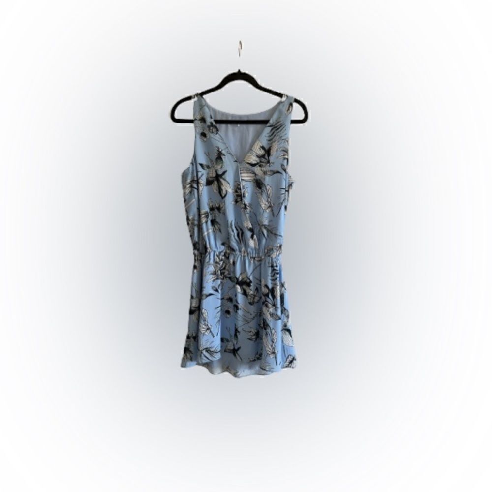 Parker Summer  Mini Sleeveless Floral V neck Dress M